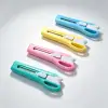 Deli 2024 Utility Knife, small utility knife, Paper cutter, Handmade Knife, Wallpaper Knife, Office Art Stationery Application Scenario